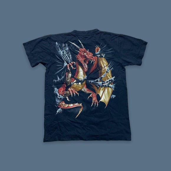 Vintage Dragon Print Tshirt - Picture 3 of 4